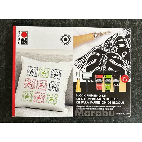 Block Printing Kit - New! - Picture 1 of 4